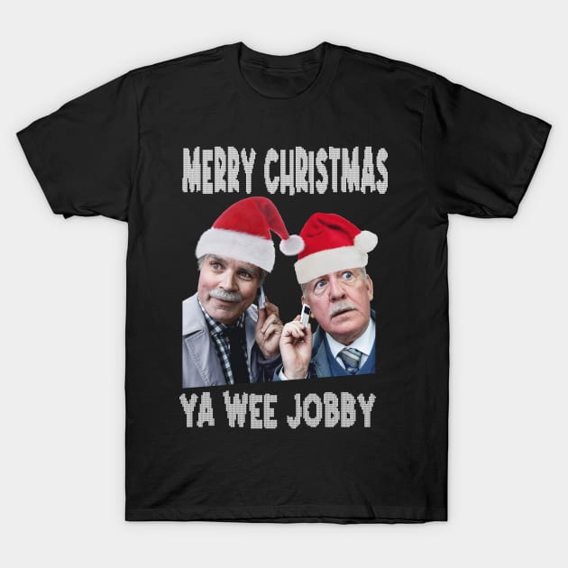 Merry Christmas Ya Wee Jobby T-Shirt by Selfish.Co